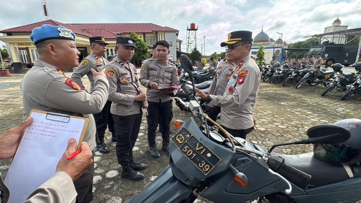 Dari 77 Kendaraan Dinas Polres Kayong Utara, Lima Perlu Perbaikan