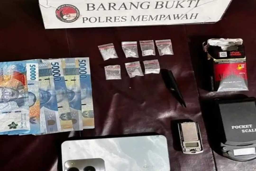 Tim ALAP-ALAP Ringkus Pengedar Sabu di Sungai Kunyit, Amankan Barang Bukti 27,54 Gram