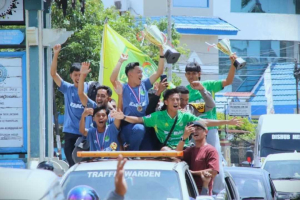 Bawa Pulang Trofi Juara I Liga 4 Kalbar, Skuad Persiwah Mempawah Terima Bonus Rp50 Juta dari Bupati