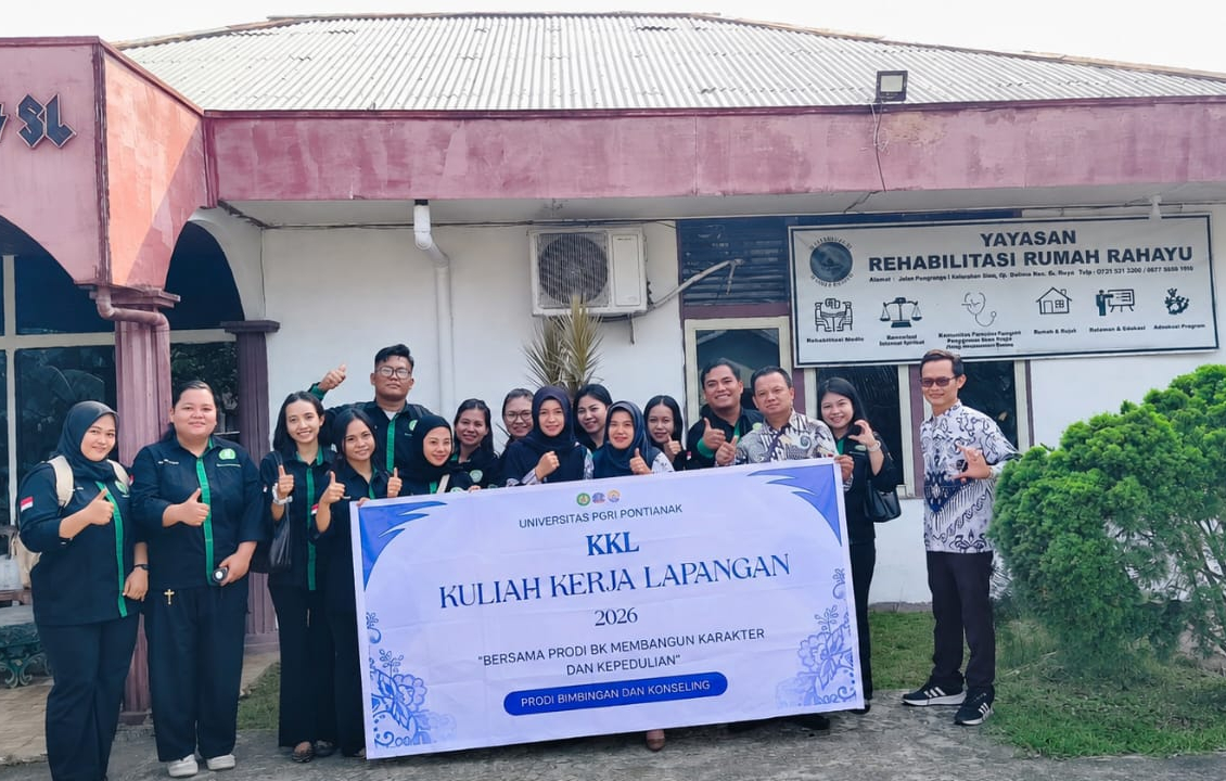 Mahasiswa Universitas PGRI Pontianak Gelar KKL di Yayasan Rumah Rahayu, Dalami Penanganan dan Rehabilitasi Penyintas Narkoba